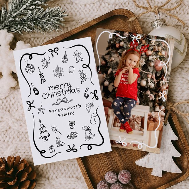 Hand Schreib frohe Weihnachtskarte Einladung (Von Creator hochgeladen)