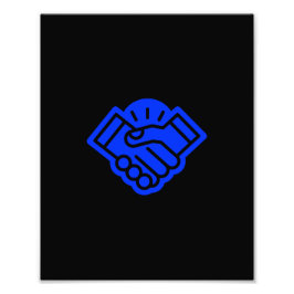 Hand schütteln fotodruck