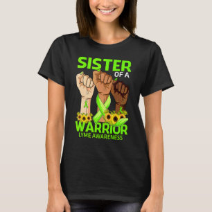 Hand Schwester eines Kriegers Lyme Bewusstsein Son T-Shirt