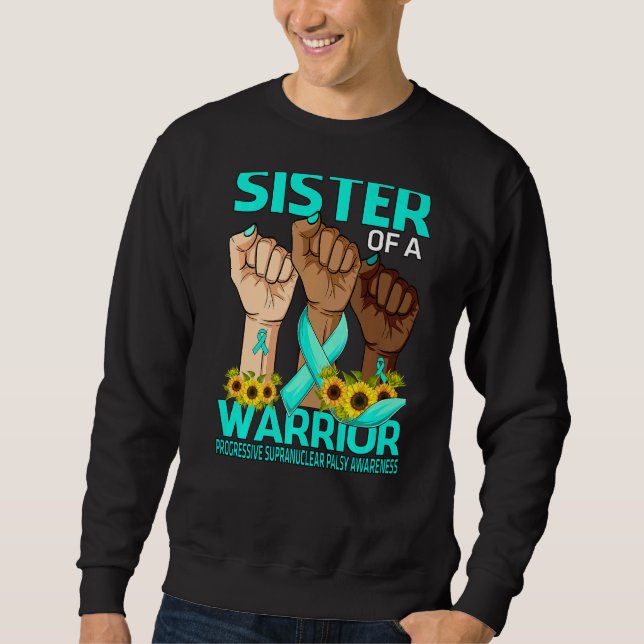 Hand Schwester eines Kriegers progressiv supranucl Sweatshirt (Vorderseite)