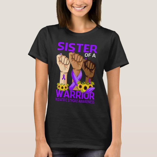 Hand Schwester eines Kriegers T-Shirt (Vorderseite)