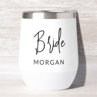 Hand Scripted Bride Bridal Junggeselinnen-Abschied