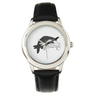 Hand Silhouette Anteater Armbanduhr