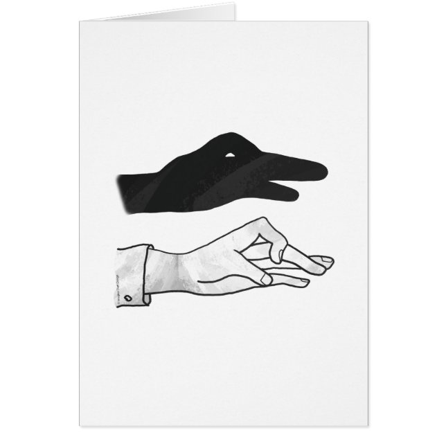 Hand-Silhouette-Duck (Vorne)