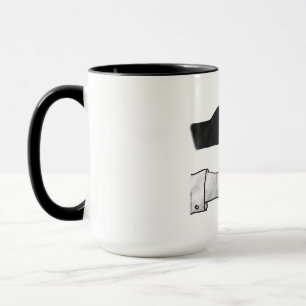 Hand-Silhouette-Duck Tasse