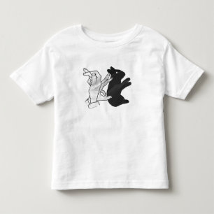 Hand-Silhouette-Hase Kleinkind T-shirt