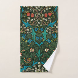 HAND TOWEL : WILLIAM MORRIS : TULIP DESIGN HANDTUCH