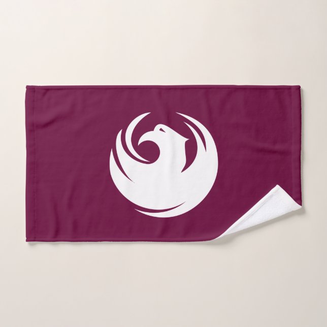 Hand Towel with Flag of Phoenix City Handtuch (Handtuch)