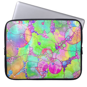 Hand- und digital gemalte Musterkunst 41 Laptopschutzhülle