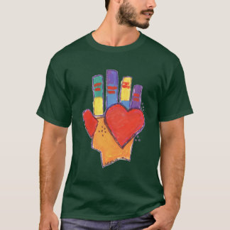Hand und Herz durch Bettigee T-Shirt
