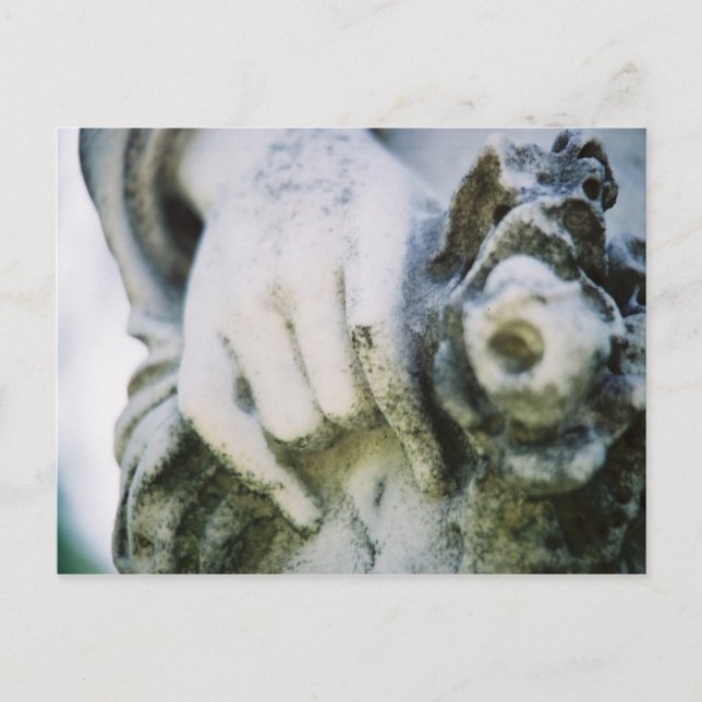 Hand und Kranz Postkarte (Vorderseite)