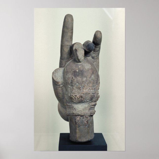 Hand von einer kolossalen Statue Shiva, aus Koh Poster (Vorne)