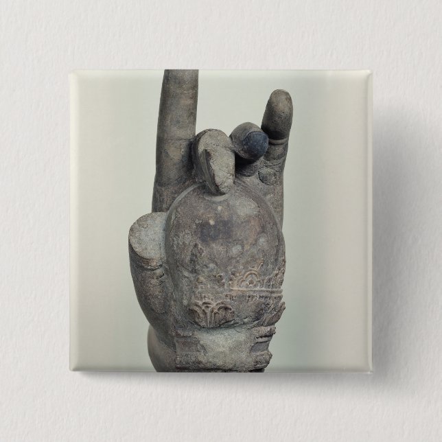 Hand von einer kolossalen Statue von Shiva, vom Button (Vorderseite)