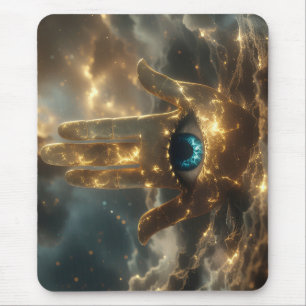 HAND VON FATIMA – HAND VON HAMSA – ZEN-BUDDHISMUS MOUSEPAD