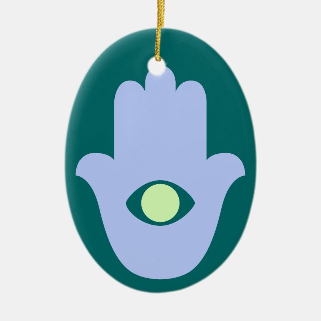 Hand von Fatima Keramikornament (Vorne)