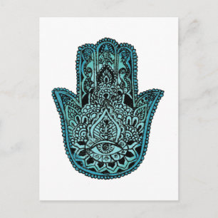Hand von Fatima Postkarte