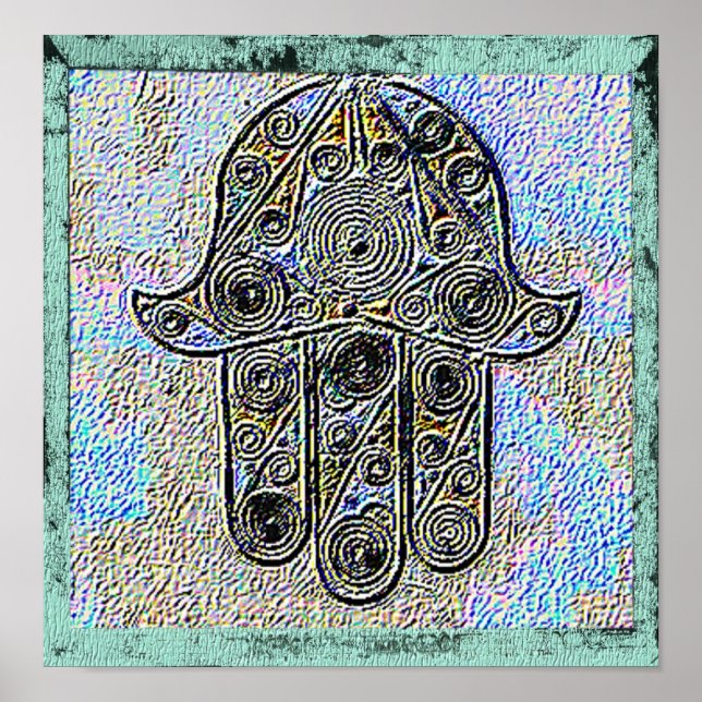 Hand von Fatima Print Poster (Vorne)
