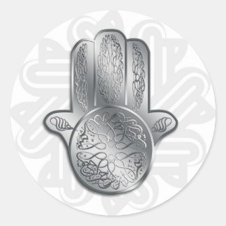 Hand von Fátima Runder Aufkleber