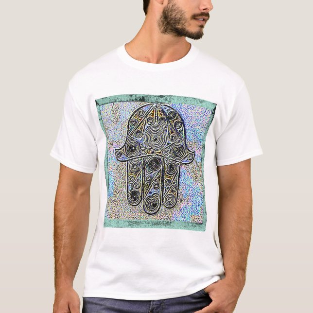 Hand von Fatima/von Hamsa T-Shirt (Vorderseite)