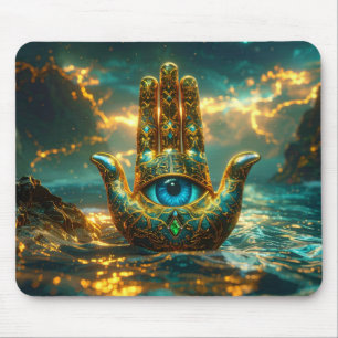HAND VON HAMSA – HAND VON FATIMA – ZEN BUDDHISMUS MOUSEPAD
