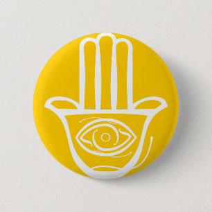 Hand von Miriam (Hamsa) Button