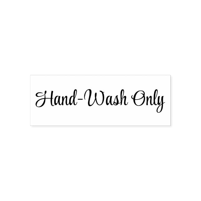 Hand-wash only Stamp Permastempel (Design)