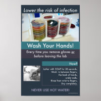 Hand-washing Safety Informational Poster