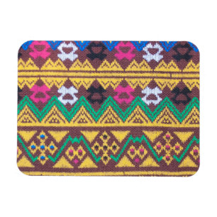 Hand Woven Thai Seidenmuster Magnet