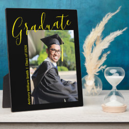 Hand Written Graduate Photo 8 x 10 Desktop Fotoplatte