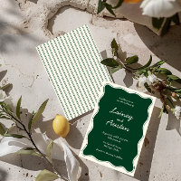 Hand Zeichne Vintage Grünhandschrift Hochzeit