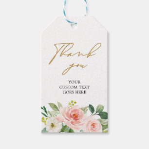 Hand zeichnend boho blush rosa Brautparty Geschenkanhänger