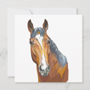 Hand zeichnend Bucht-Pferdekissen