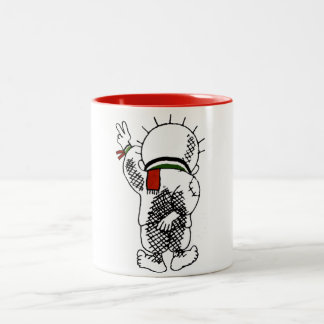 Handala (palästinensisches Kind) auf Tasse