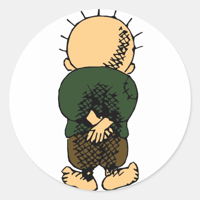 Handalla Runder Aufkleber (Vorderseite)