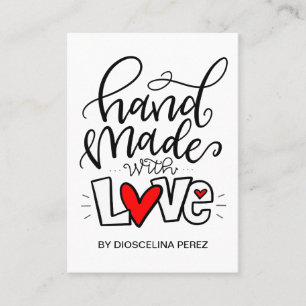 Handarbeit mit Liebe, Telefonnummerkarte