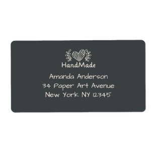 Handarbeit von handwerklichem Herzen Chalkboard Pe
