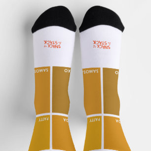 Handbacken-Socken - Snack-Stapel Socken