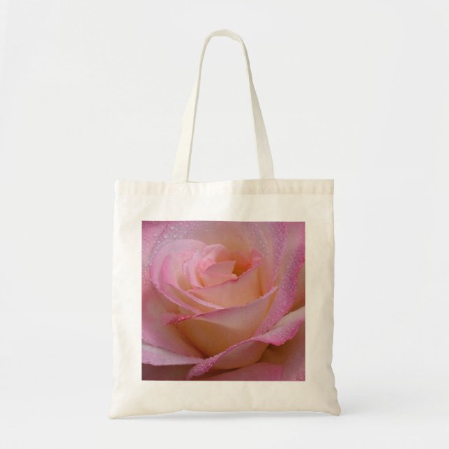 Handbag Schöne Rosa Rose Tragetasche (Vorne)