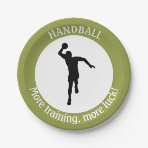 HANDBALER SPIELER PAPPTELLER