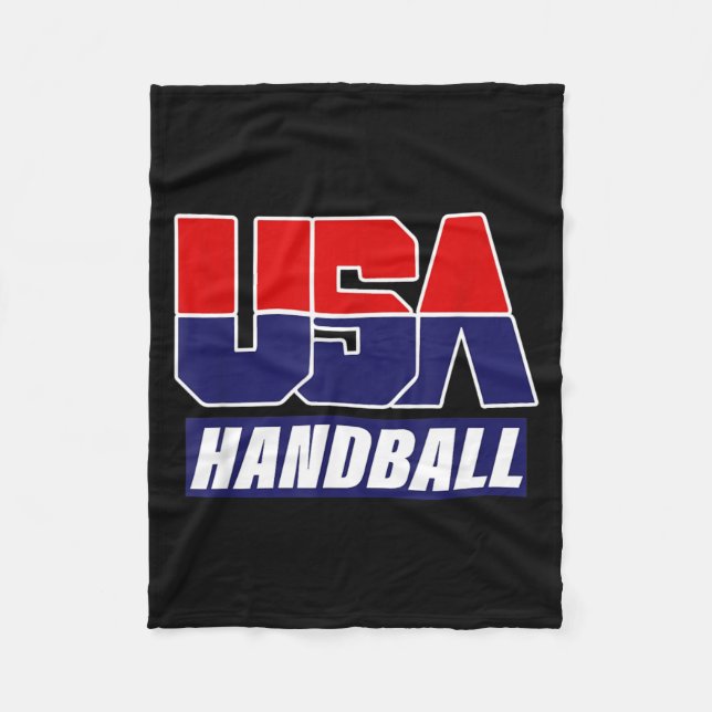 Handball 2021 USA-Team Fleecedecke (Vorderseite)