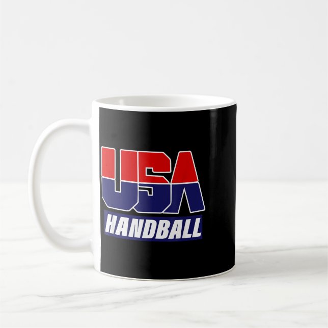 Handball 2021 USA-Team Kaffeetasse (Links)