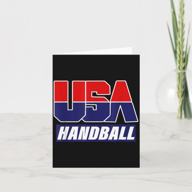 Handball 2021 USA-Team Karte (Vorderseite)