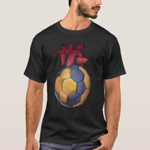 Handball Ball Herzschlag für Spieler und Fans T-Shirt