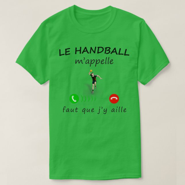 HANDBALL calls me for a gift T-Shirt (Design vorne)