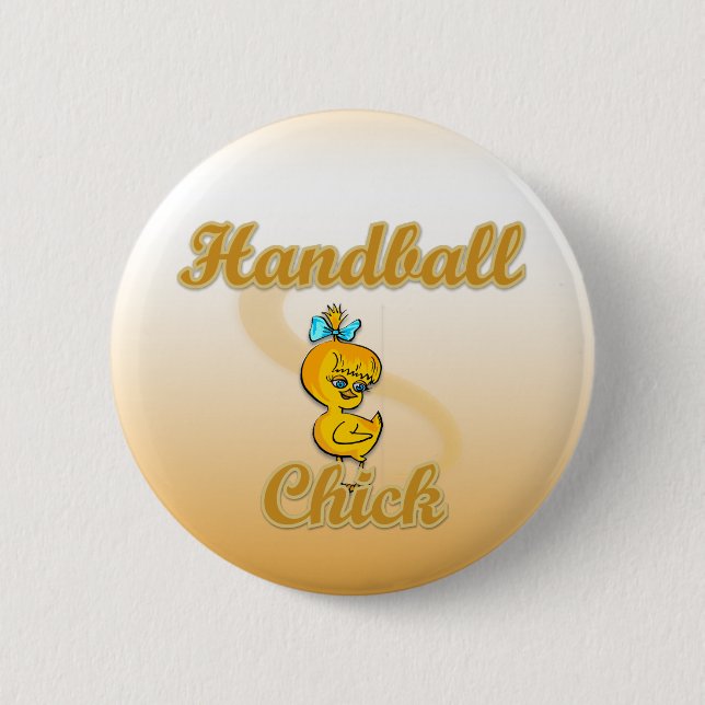 Handball Chick Button (Vorderseite)