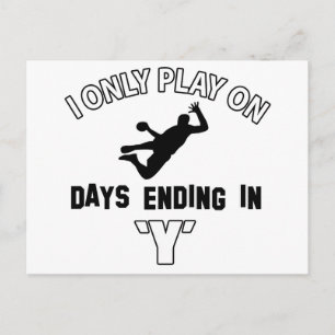 Handball-Designs Postkarte