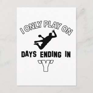 Handball-Designs Postkarte