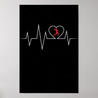Handball EKG Liebe und Herzschlag