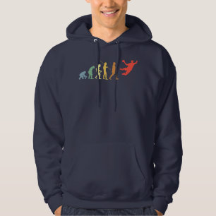 Handball Evolution Retro Sport Handball Player  Hoodie