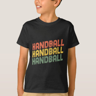 Handball-Geschenk Vintager Stil T-Shirt